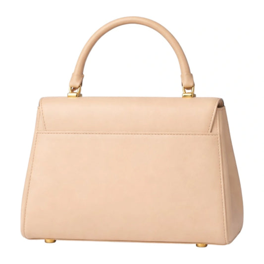 Carrywave Elegant Nude Beige Top Handle Women Handbag