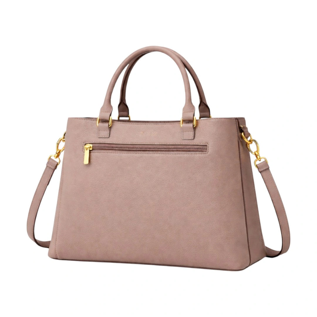 Carrywave Elegant Mint Green Braided Handle Women Handbag