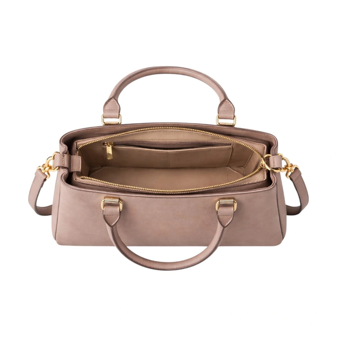Carrywave Elegant Mint Green Braided Handle Women Handbag