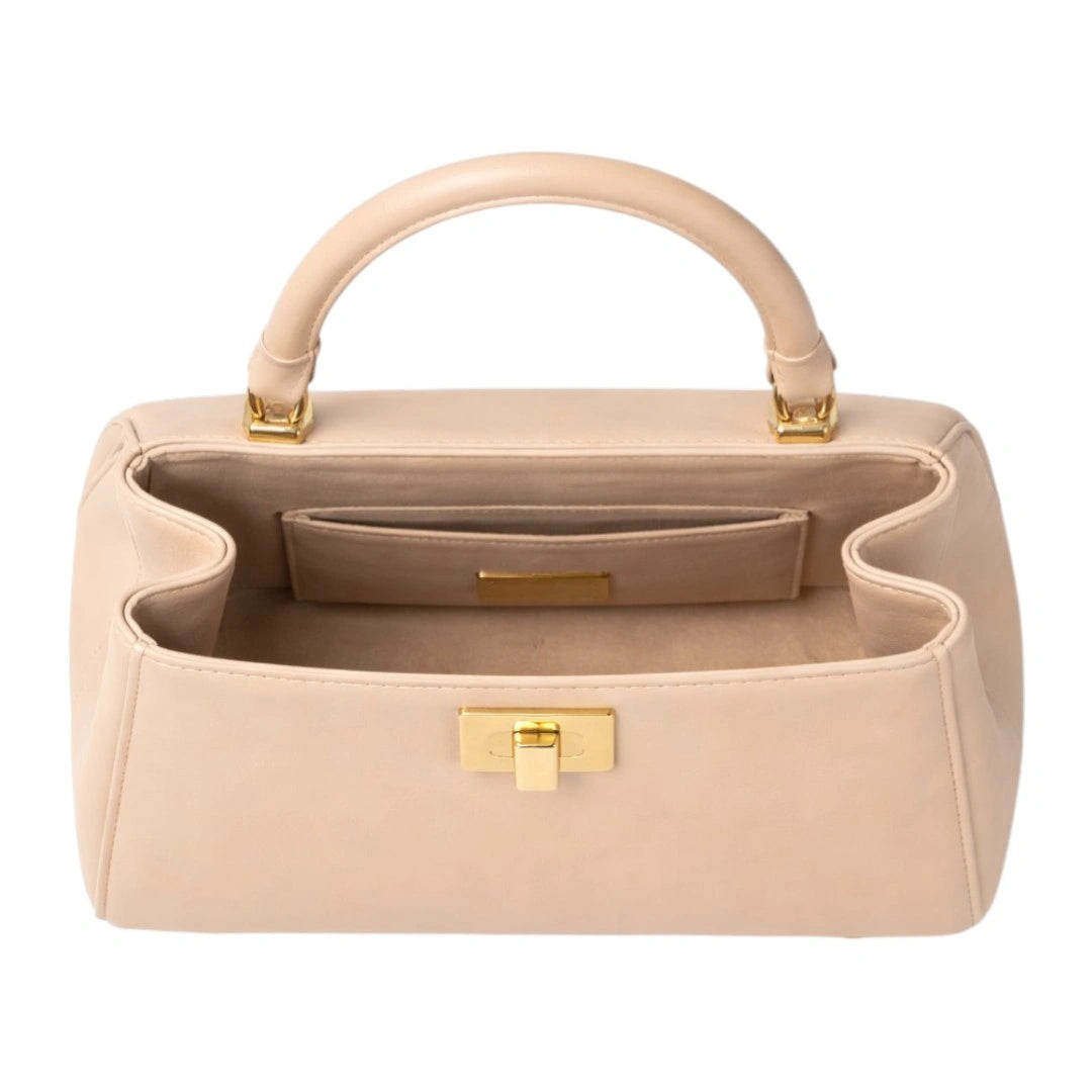 Carrywave Elegant Mint Green Braided Handle Women Handbag