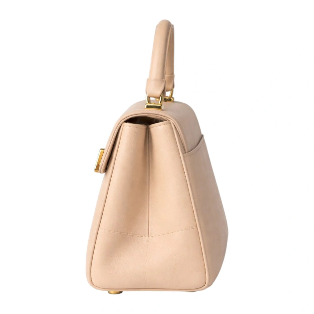 Carrywave Elegant Mint Green Braided Handle Women Handbag
