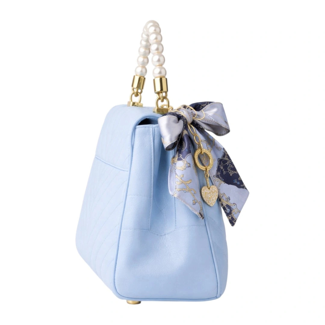 Carrywave Elegant Mint Green Braided Handle Women Handbag